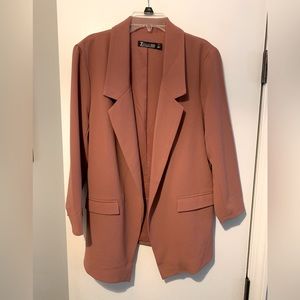 New York and Co. Womens size M Dust Rose Blazer